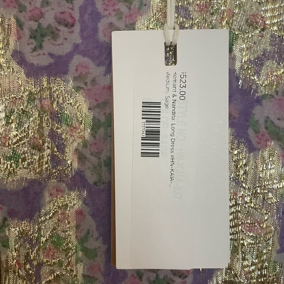 NWT HEMANT & NANDITA M maxi dress - Picture 3 of 8